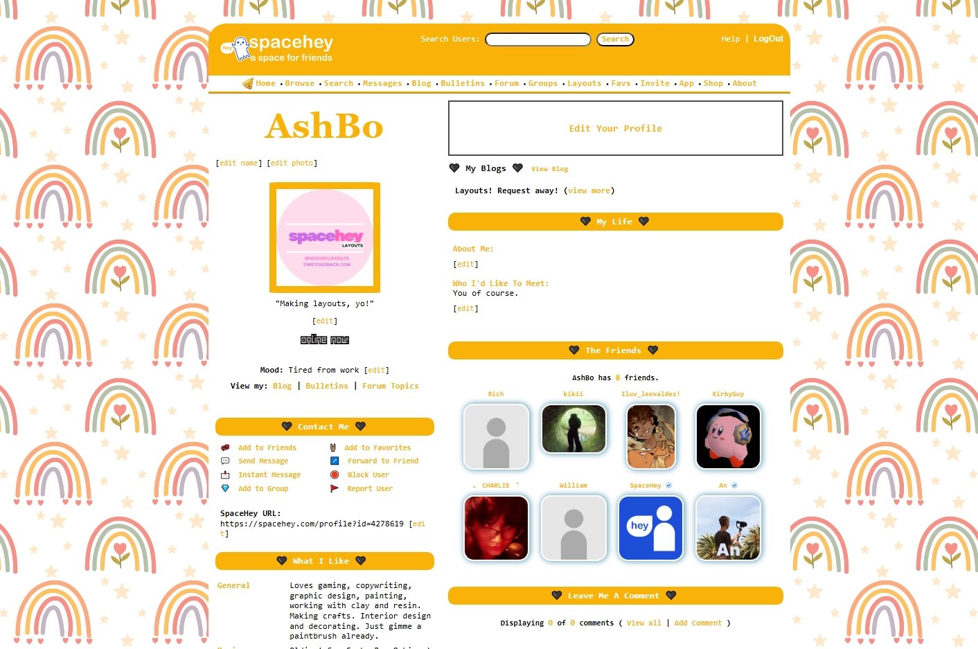 Cute Rainbows Hearts