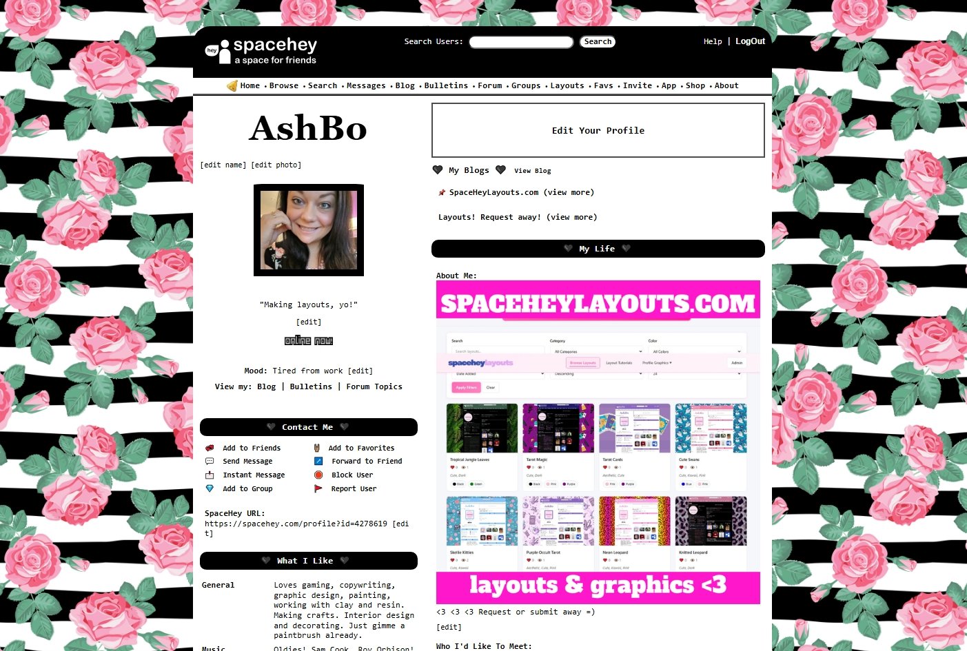 Elegant Black and White Flowers