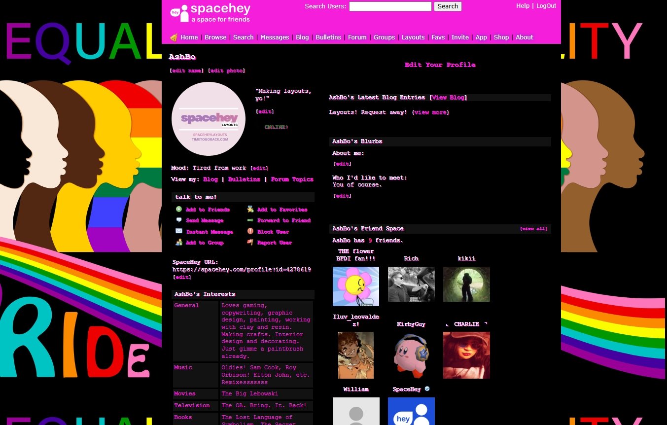 Equality Pride LGBTQ Layout