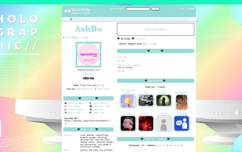 Holographic Aesthetic