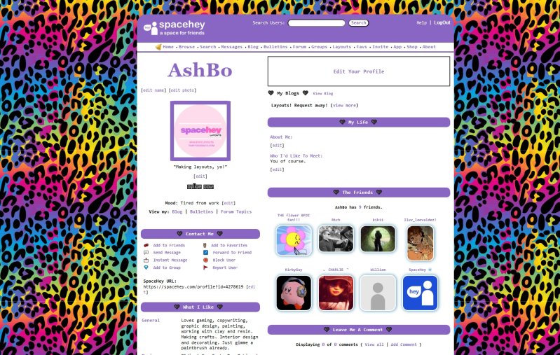 Rainbow Leopard Layout