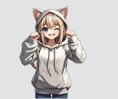 Kawaii Anime Girl Sticker