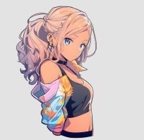 Pop Kawaii Anime Girl (Sticker)