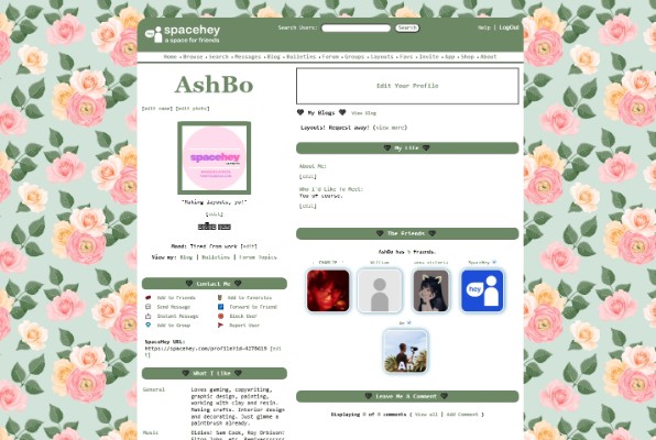 Vintage Pink Florals