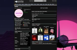 Dark Vaporwave Airplane