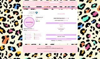 Handdrawn Leopard Layout