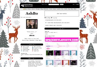 Christmas Deer Layout