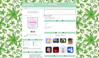 Green Florals Vintage