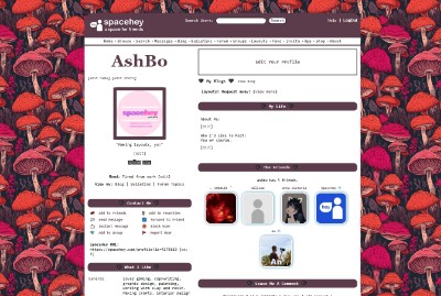 Pink Orange Mushrooms